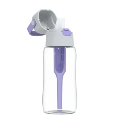 Afbeelding van Dafi Solid Fles met vast Filter by Joanna Krupa 700 ml, Filterfles, voor Filtratie van Drinkwater, Zorgt Comfortabel Drinken Ideaal in de Sportschool, Op het werk, school Violet