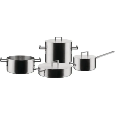 Afbeelding van Alessi Pannenset Convivio DC100S7 7 Delig door David Chipperfield