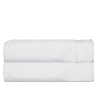 Afbeelding van Sweet Needle Superzachte badhanddoekenset van 2, wit, (70 x 140 cm) 600 g/m² 100% ringgesponnen badstof, ultrazacht, hotelkwaliteit, absorberend voor badkamer, dagelijks gebruik