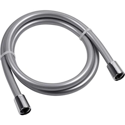 Afbeelding van Cornat Doucheslang 150 cm lengte kunststof grijs extreem belastbaar 1/2 inch aansluiting/doucheslang Made in Germany/reserveslang voor douche en bad / TB3012