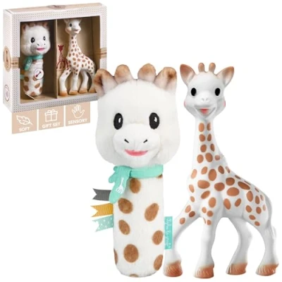 Afbeelding van Sophie de Giraf JongensMeisjes Sophiesticated cadeauset small set van 5