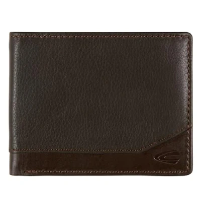 Afbeelding van camel active Leren Portemonnee Stone Jeans Wallet Brown Donkerbruin