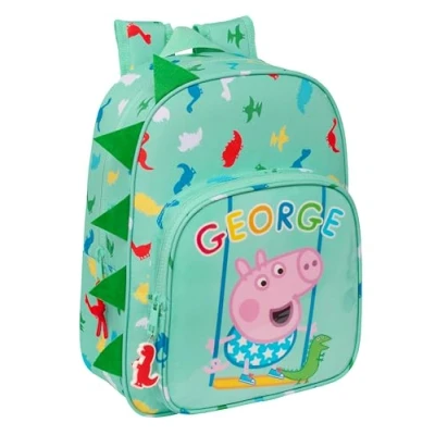 Afbeelding van Schoolrugzak Peppa Pig George Munt 26 x 34 11 cm