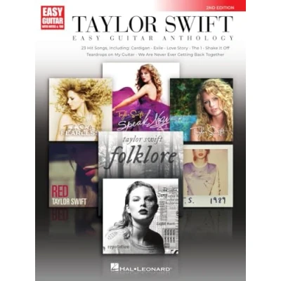 Afbeelding van Hal Leonard Taylor Swift Easy Guitar Anthology songboek voor gitaar