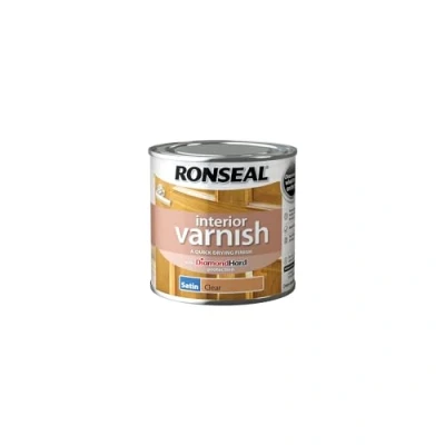 Afbeelding van Ronseal RSLIVSCL250 Interieur Vernis Snel Droog Satijn Helder, 250 ml
