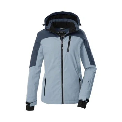 Afbeelding van killtec dames SKI jack/functioneel jack met capuchon en sneeuwvanger KSW 435 WMN JCKT, hell eisblau, 36, 43156 000