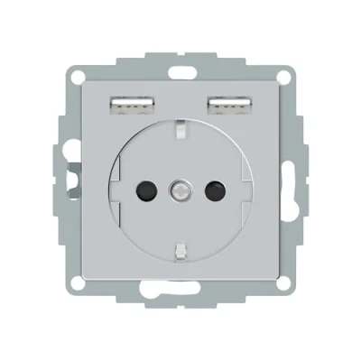 Afbeelding van Merten MEG2366 0460 Inzetstuk System Design Aluminium