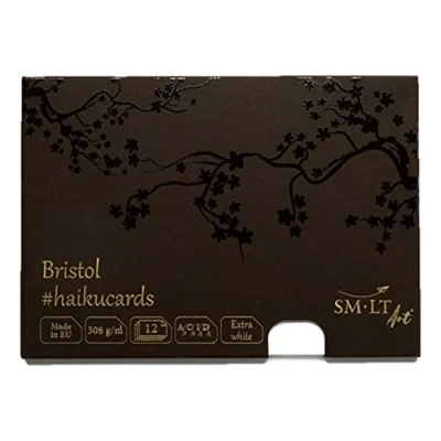 Afbeelding van SMLT Haiku Kaarten Bristol A5 308gr 12 vel