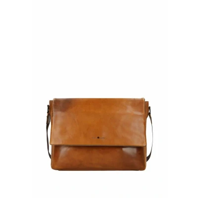 Afbeelding van Greenburry Newport Boodschapper Leer 35 cm