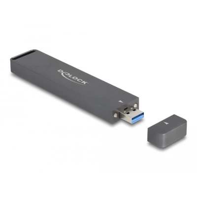 Afbeelding van Delock Externes Gehäuse für M.2 NVMe PCIe SSD oder SATA mit USB