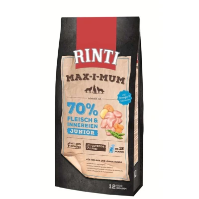 Afbeelding van Rinti Max i mum Junior Kip Hondenvoer Dubbelpak: 2 x 12 kg