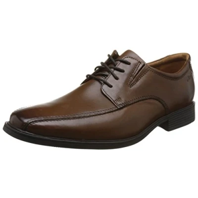 Afbeelding van Clarks Tilden Walk Oxford heren, Donker Tan Lea