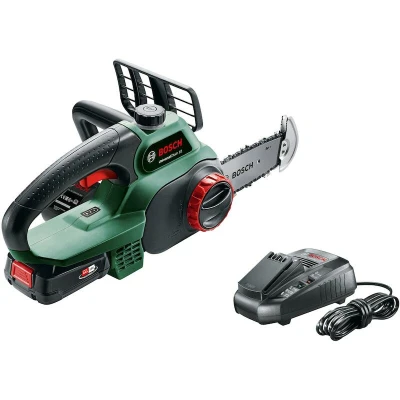 Afbeelding van BOSCH UniversalChain 18 accu kettingzaag 20cm in doos (1x 2,5Ah + lader) 06008B8000