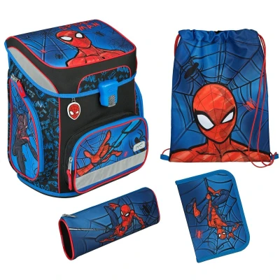 Afbeelding van Scooli Schooltas EasyFit Schulranzen Set 5 delig Spider Man II Veelkleurig