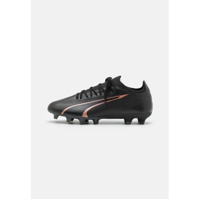Afbeelding van Puma Ultra Match FG/AG Voetbalschoenen met kunststof noppen, Heren, Maat: 39, Black/copper rose Kunststof/ textiel
