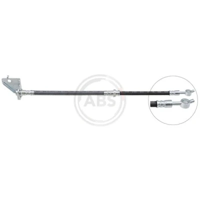 Afbeelding van A.B.S. SL 1244 Remslang 450mm INN M10x1.0 HYUNDAI: Tucson (JM) 2.7 Vierwielaandrijving, 2.0 CRDi, CRDi 2.7, LPG