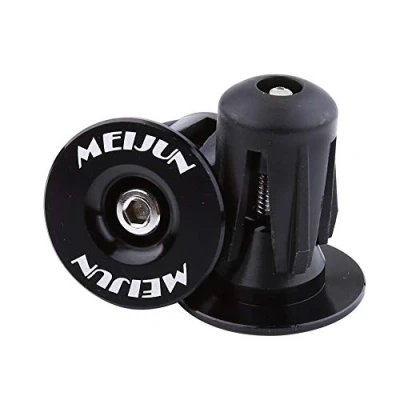 Afbeelding van Vbestlife 2 stks Fietsstuur eindkappen Bar Caps Fiets Stuur Handgrepen End Cap voor de meeste fietsen (zwart)