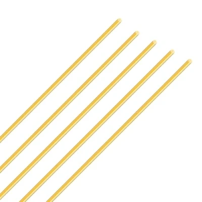 Afbeelding van iMeistek messing staaf 2,5 mm diameter, 250 lengte rond metaal recht staven voor RC modellen doe het zelf handwerk (5 stuks)