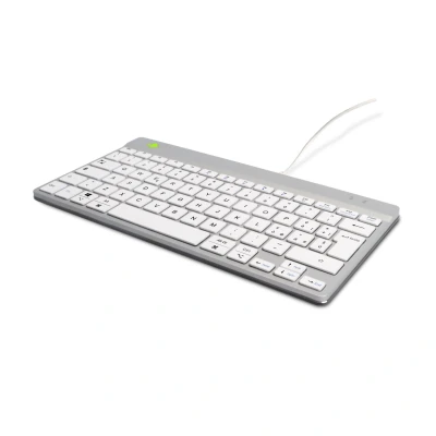 Afbeelding van R Go Tools Compact Break Ergonomic Keyboard QWERTY (US), bedraad, W128444811 (toetsenbord wit)