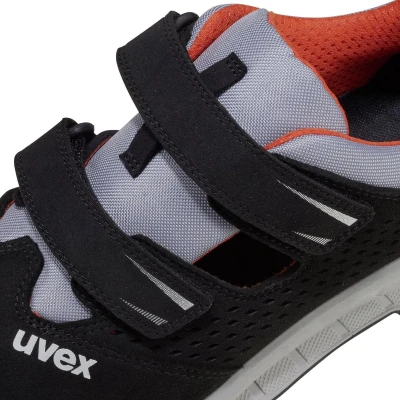 Afbeelding van Uvex 2 Trend Sandalen S1P 69063 Schwarz, Grau, Rot (69063) 47 (Weite 12)