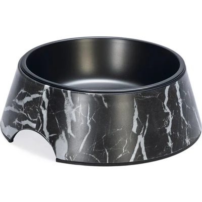 Afbeelding van Designed by Lotte Eetbak Meis Hondenvoerbak Melamine Zwart 17,5 cm 350 ml