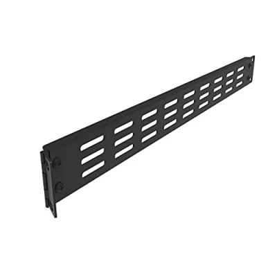 Afbeelding van Jingchengmei 1U scharnierend blanco paneel sleuf geventileerd serverrackpaneel voor 19 inch netwerkkast of serverrackbehuizing zwart (1UVBPHN, zwart)