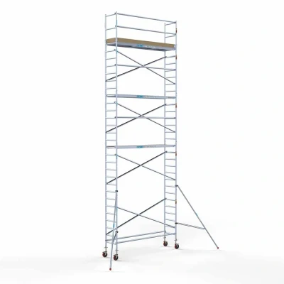 Afbeelding van Euroscaffold Rolsteiger Budget Schoren L305xB75 10.20m werkhoogte Houten platformen