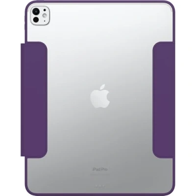 Afbeelding van OtterBox Symmetry folio hoes voor iPad Pro 13&quot; (2024), schokbestendig, valbestendig, dunne beschermende hoes, getest volgens militaire standaard, Purper, Zonder Verpakking