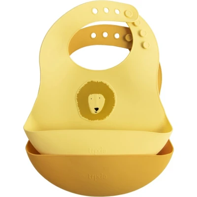 Afbeelding van Trixie siliconen slabbetjes mr. lion 2st