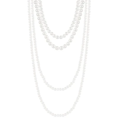 Afbeelding van Bijoutheek Collier Parels Layered Wit