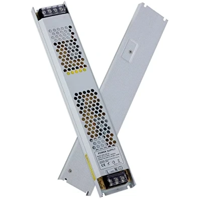 Afbeelding van VARICART IP20 24V 12.5A 300W LED Driver, Ultradunne Universele Gereguleerde AC DC Geschakelde Voeding, Constante Spannings Transformator Adapter voor CCTV Camerastriplicht G4 MR16 GU5.3 Lamp (Pak van 1)