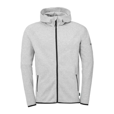 Afbeelding van Uhlsport Id Sweater Met Kap Kinderen Donkergrijs Gemeleerd / Zwart Maat: 152