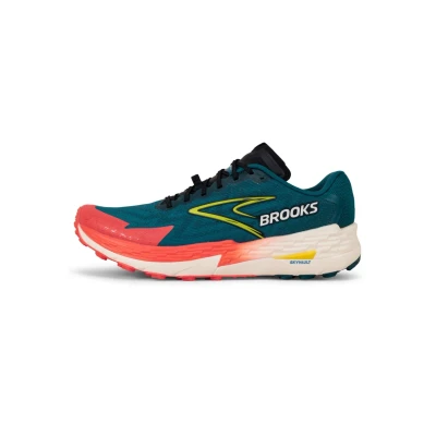 Afbeelding van Brooks Catamount 4 Trail hardloopschoenen, Heren, Maat: 40.5, Legion blue celestial flame Textiel