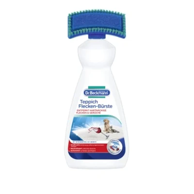 Afbeelding van Dr. Beckmann Tapijtvlekkenborstel, 650 ml, tapijtreiniger voor het verwijderen van zelfs hardnekkige vlekken en geuren, inclusief borstelapplicator, (1x650ml)