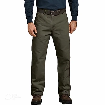 Afbeelding van Dickies Heren Relaxed Fit Duck Jean groen XL