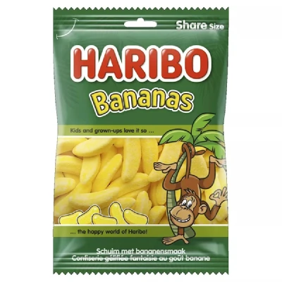 Afbeelding van Haribo Bananen 240 Gram