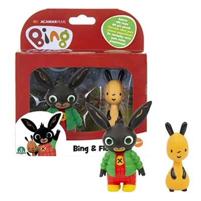 Afbeelding van Giochi Preziosi Bing BNG10Z01 minifiguren, groeten en glimlachende flop, geschikt voor de handen van peuters, kinderen vanaf 18 maanden