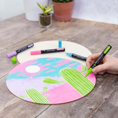 Afbeelding van Spectrum Noir Acrylic Paint Marker sets (4st) Pastel