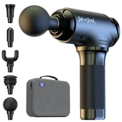 Afbeelding van Massagegeweer, Bob and Brad T2 Massage Gun Percussie Deep Tissue Muscle met 10mm Amplitude Verbeterde 4000 m A h Handheld Massager Voor Sporters Pijnbestrijding, Therapie en Ontspanning