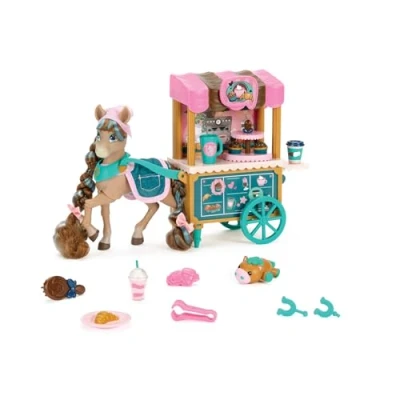 Afbeelding van Wild Manes Coco’s Bakery Cafe Horse and Cart Playset