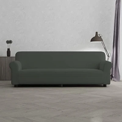 Afbeelding van Italian Bed Linen Bankovertrek &quot;Più Bello&quot;, donkergrijs, 4 plaatsen