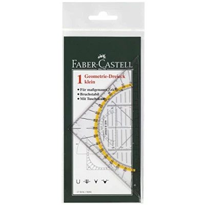 Afbeelding van Faber Castell Geodriehoek BK 1