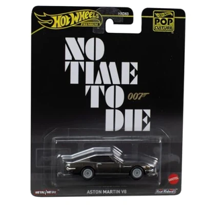 Afbeelding van 007 JAMES BOND No time to Die modelauto ASTON MARTIN V8 De cast schaal 1:64 lengte 7 cm HVJ36