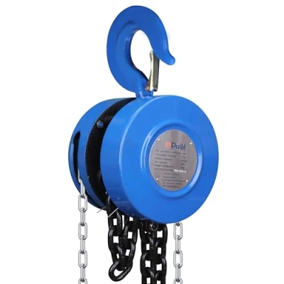Afbeelding van Pallit CHAIN L Flessenkabel, 5000 kg draagkracht, kettingtakel met 2,5 m lange stalen ketting, robuuste kabel 360 draaibare haak, mechanische belastingsrem en terugloopblokkering