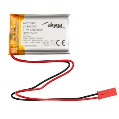 Afbeelding van Akyga LP103040 Accupack Batterijgrootte: Speciaal LiPo 3.7 V 1200 mAh