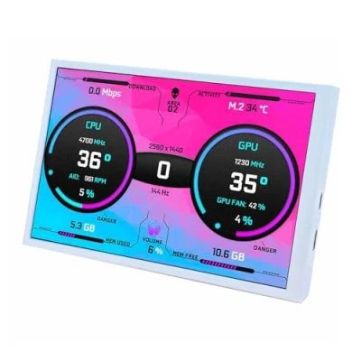 Afbeelding van VSDISPLAY 8 &quot;1280x800 mini HDMI IPS LCD Monitor voor AIDA64 DIY CPU GPU Temperatuur Computer Screen