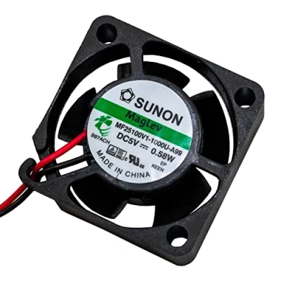 Afbeelding van Ventilator 5V DC 0,53W 25x25x10mm 5,9m3/h 13000U/Min Sunon MF25100V11000UA99