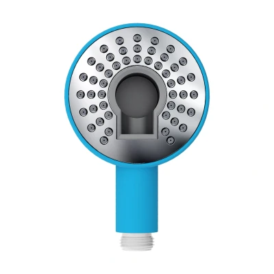 Afbeelding van Clou Kaldur handdouche blauw soft touch met 1/2&quot; aansluiting