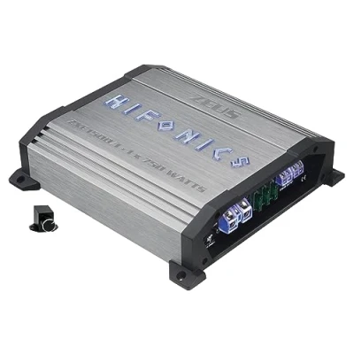 Afbeelding van Hifonics ZXE1500/1 750 Watt RMS mono digitale versterker monoblock 12V eindversterker auto bas subwoofer afstandsbediening