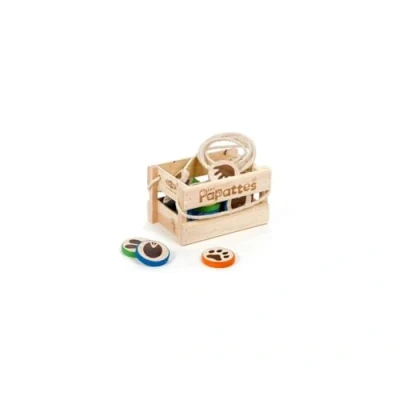 Afbeelding van Tactic ringwerpen junior 23 x 19 33 cm hout bruin